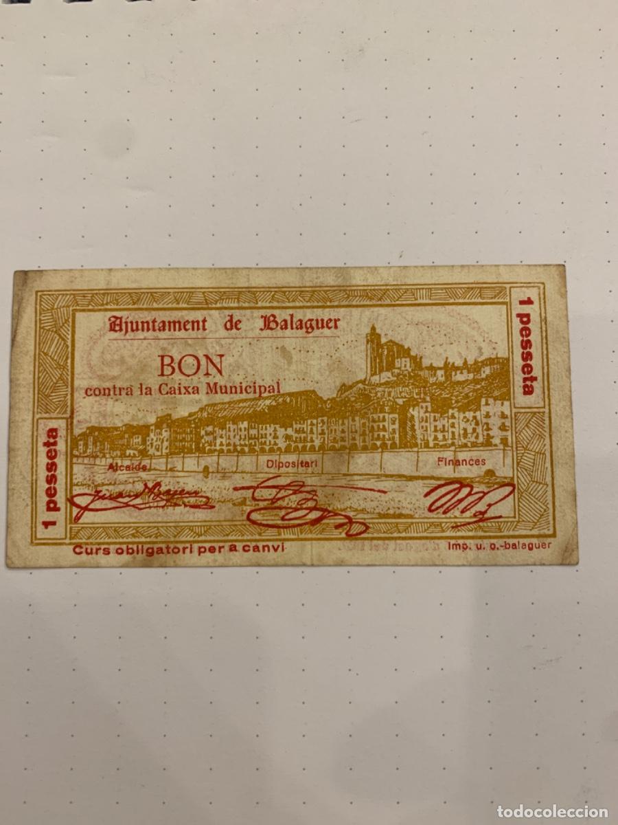 Billetes locales: Billete local de Balaguer - Foto 1