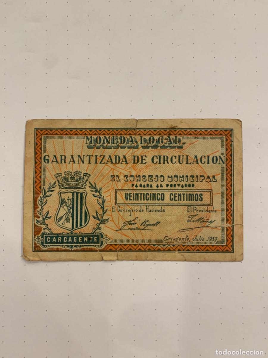 Billetes locales: Billete local de Carcagente - Foto 2