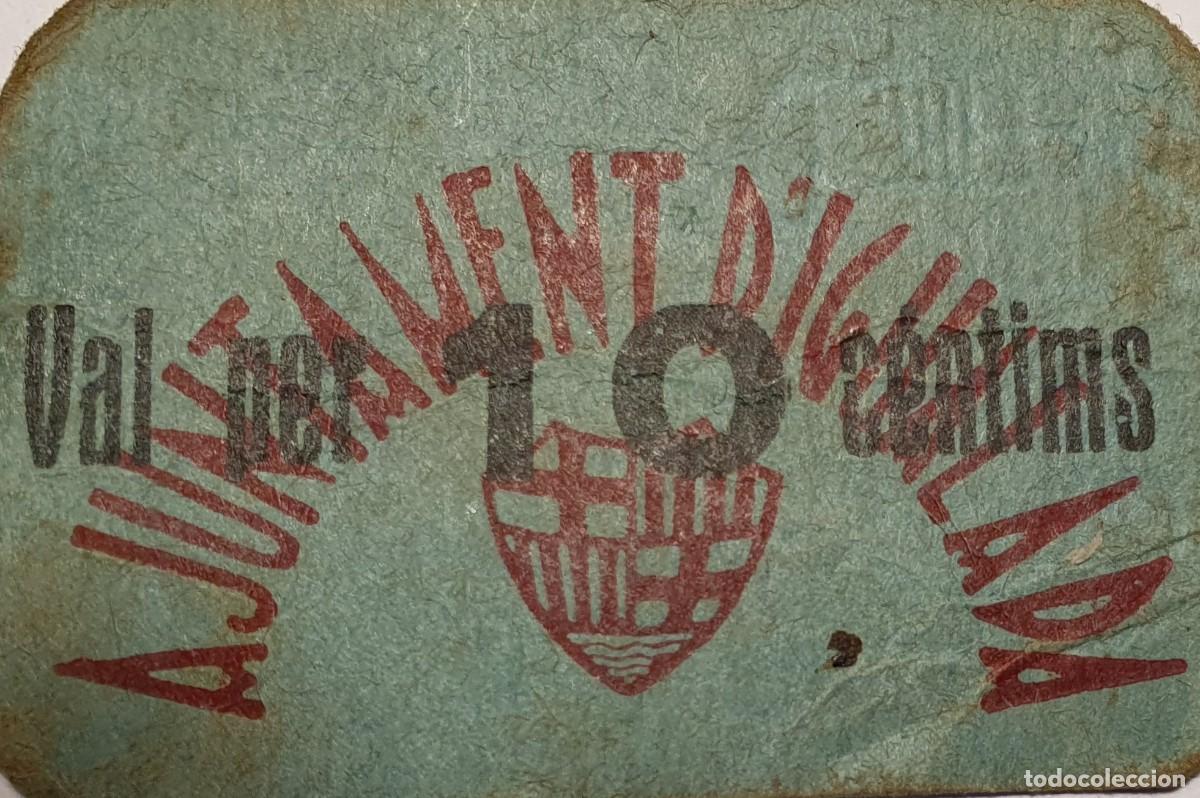 Billetes locales: Billete local IGUALADA 10 Cts. - Foto 1