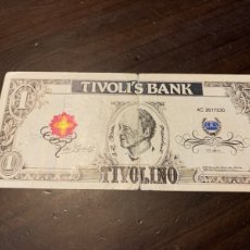 Billetes locales: ANTIGUO BILLETE TIVOLINO. PARQUE DE ATRACCIONES TIVOLI WORLD ARROYO DE LA MIEL MALAGA