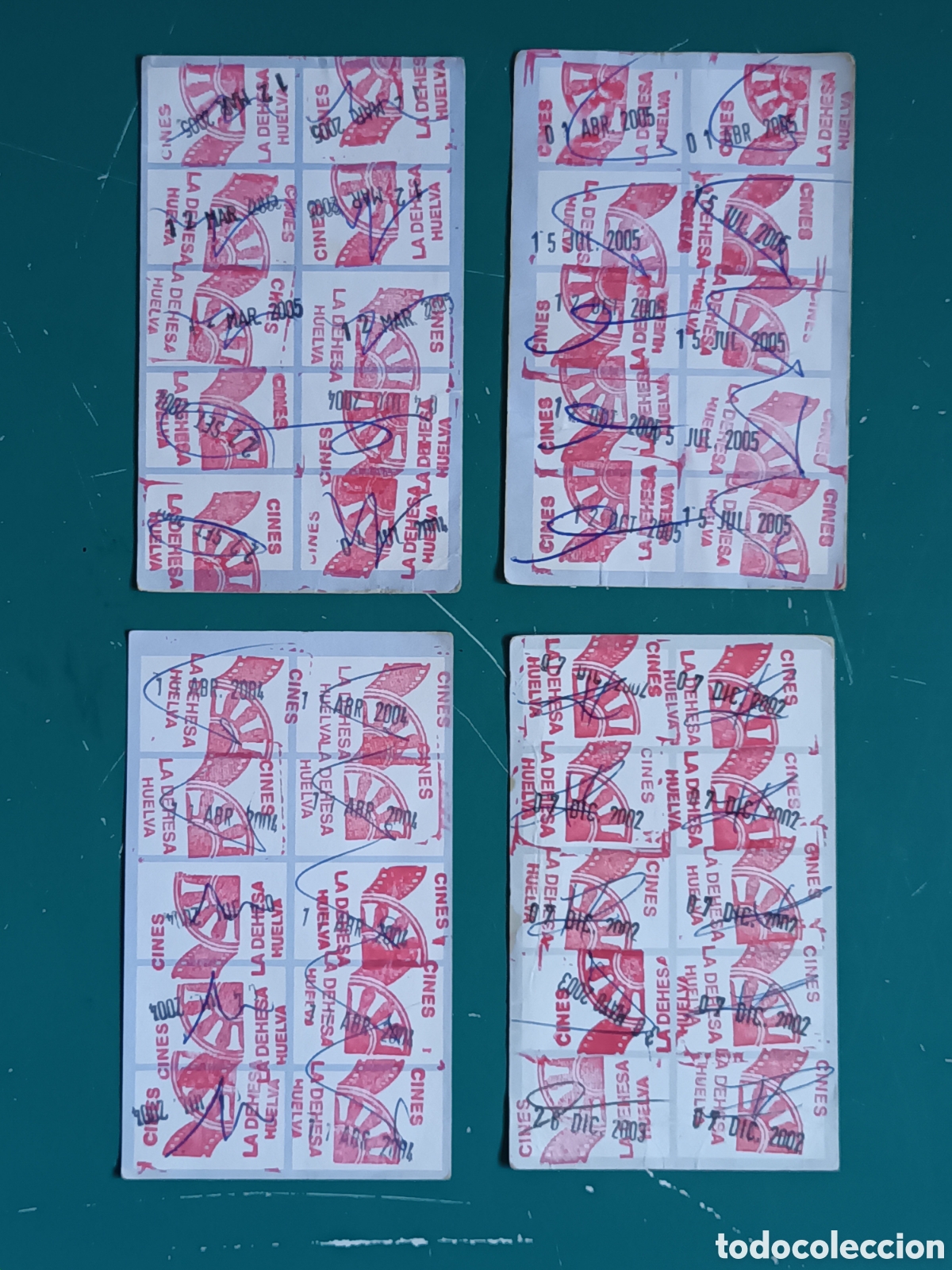 Banconote locali: Tarjeta Cliente Cines La Dehesa Huelva canjeable por entrada gratis 2002 2004 2005 sellado