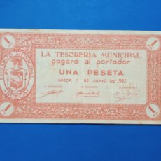 Billetes locales: SUECA ( VALENCIA ) 1 PESETA