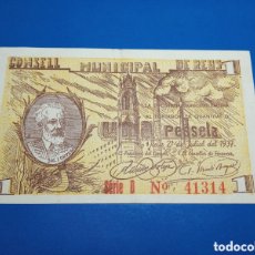 Billetes locales: REUS ( TARRAGONA ) 1 PESETA EBC