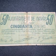 Banconote locali: NAVAS ( BARCELONA ) 50 CÉNTIMOS