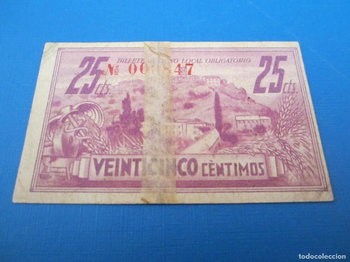 Billetes locales: 25 C&Eacute;NTIMOS DE AINSA (HUESCA) - Foto 2