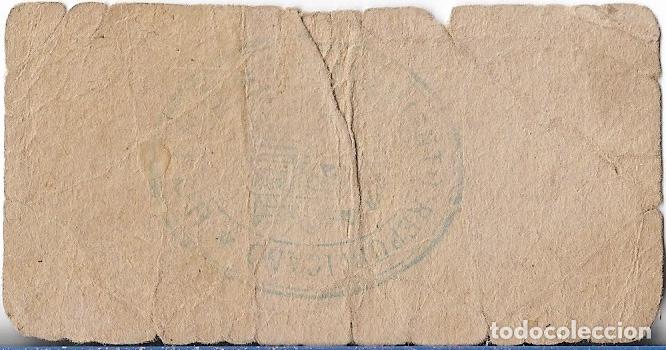 Billetes locales: BILLETE 25 CENTIMOS ONTUR (ALBACETE) - Foto 2
