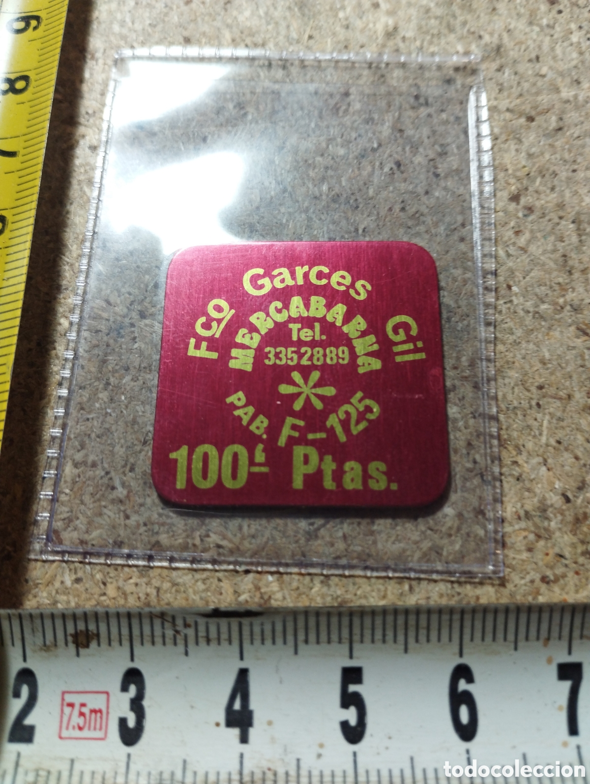 Billetes locales: 100 pesetas Fco. Garc&eacute;s Mercabarna