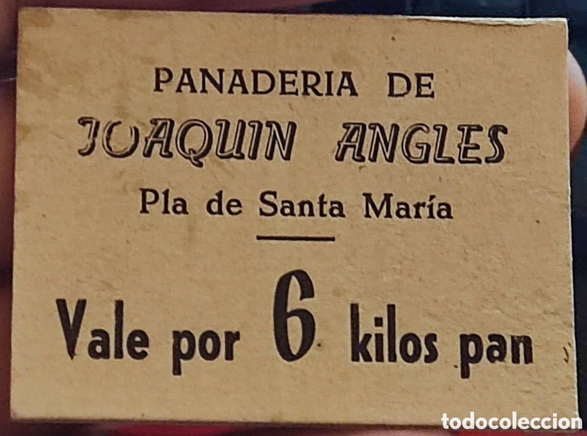 Billetes locales: Vale de la panader&iacute;a Joaqu&iacute;n Angl&eacute;s - 6 kilos de pan - Foto 1