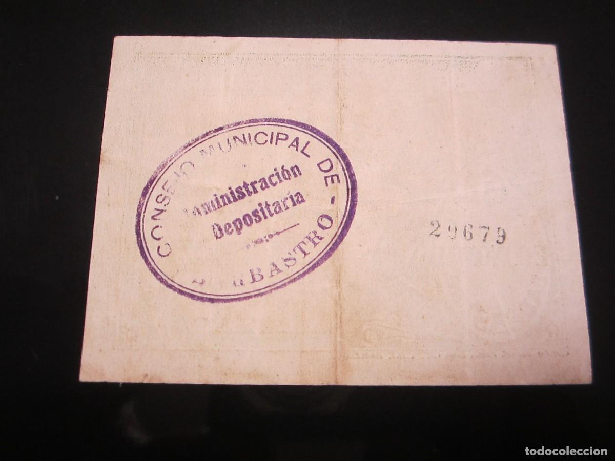 Billetes locales: 2 PESETAS DE BARBASTRO (HUESCA) - Foto 2