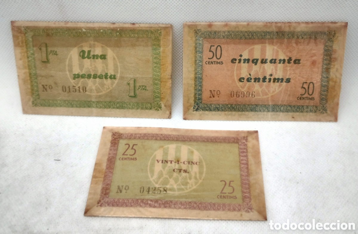 Billetes locales: Lote de billetes del ayuntamiento de &rdquo;Codines del Vall&eacute;s&rdquo; - Foto 2