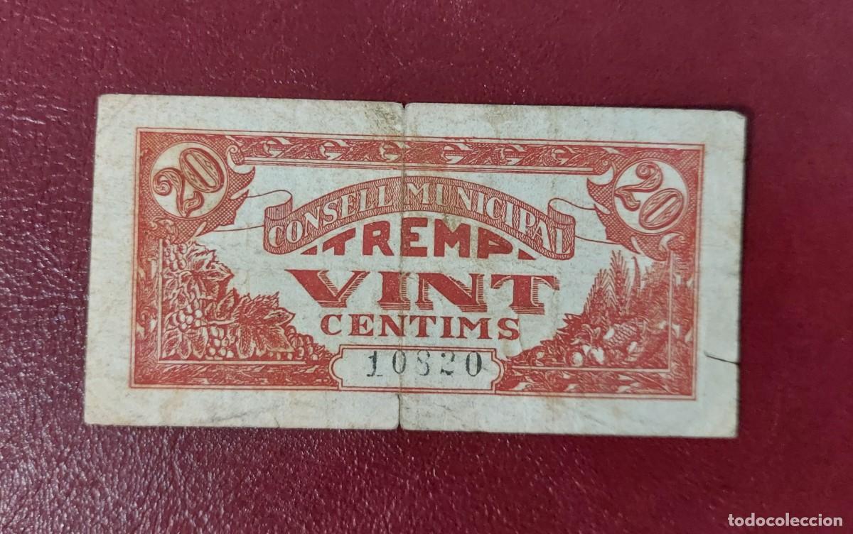 Billetes locales: Billete local de 20 c&eacute;ntimos de TREMP - Foto 1