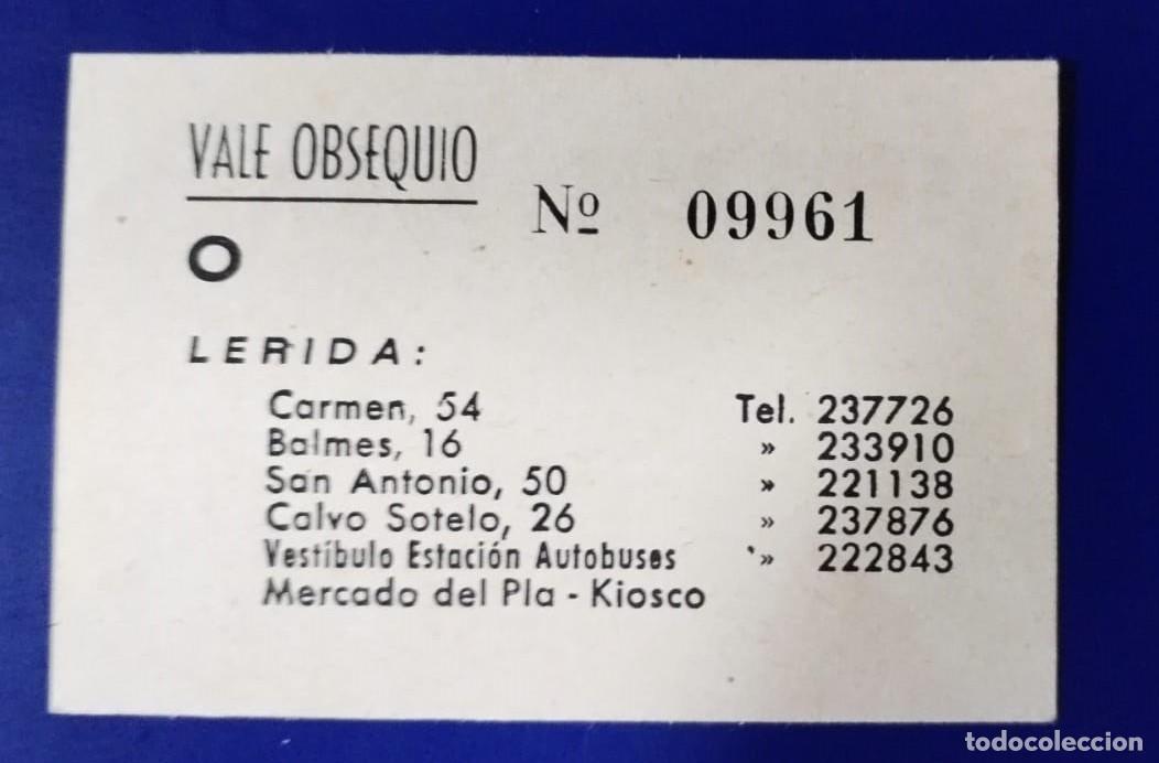 Billetes locales: VALE OBSEQUIO CAFES PALADIN ( BLO522 ) - Foto 2