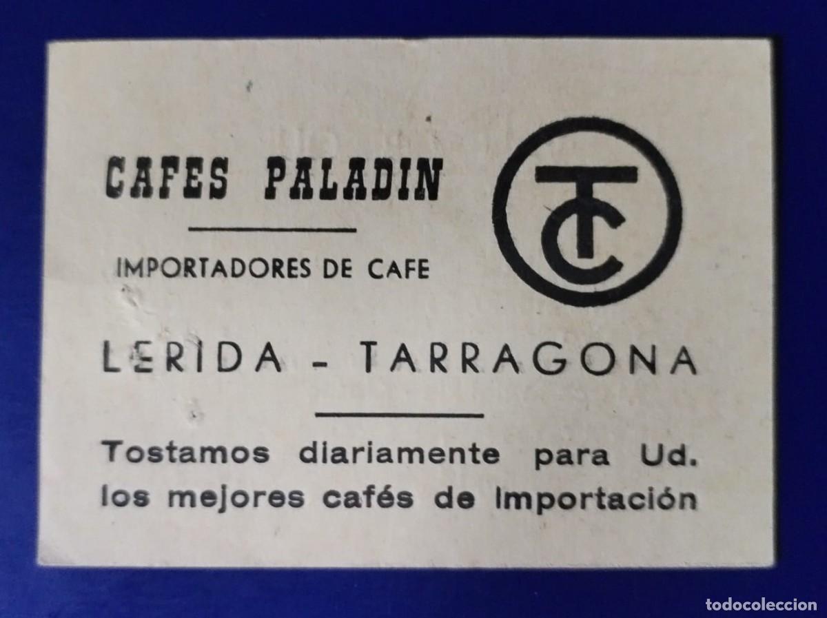 Billetes locales: VALE OBSEQUIO CAFES PALADIN . LERIDA ( BLO582 ) - Foto 1