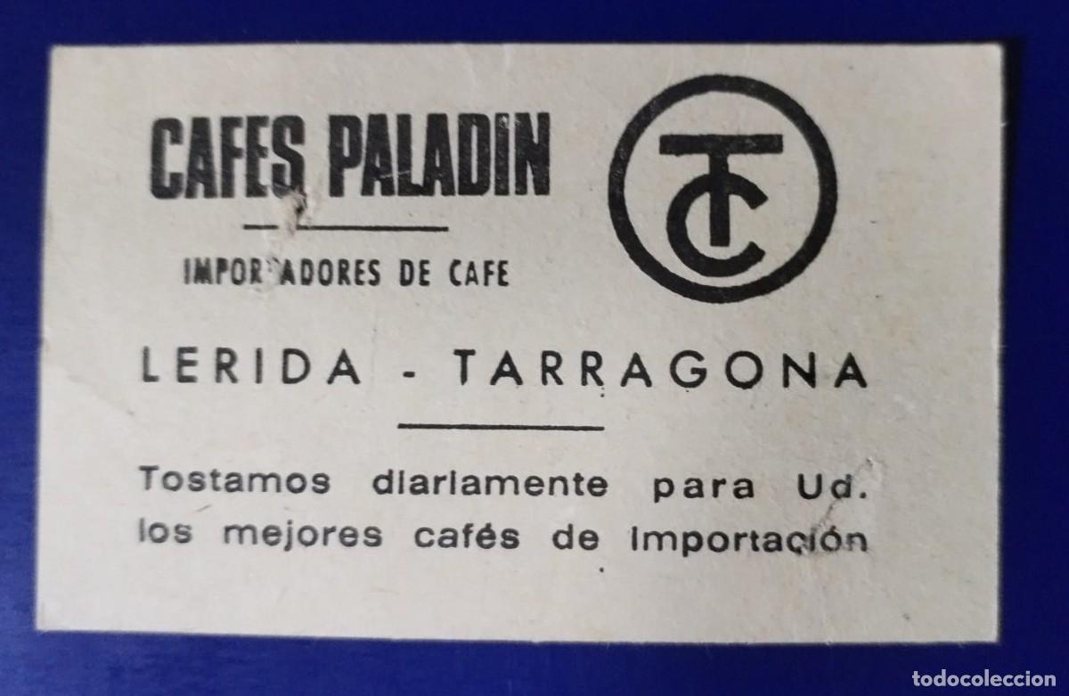 Billetes locales: VALE OBSEQUIO CAFES PALADIN . LERIDA ( BLO583 ) - Foto 1