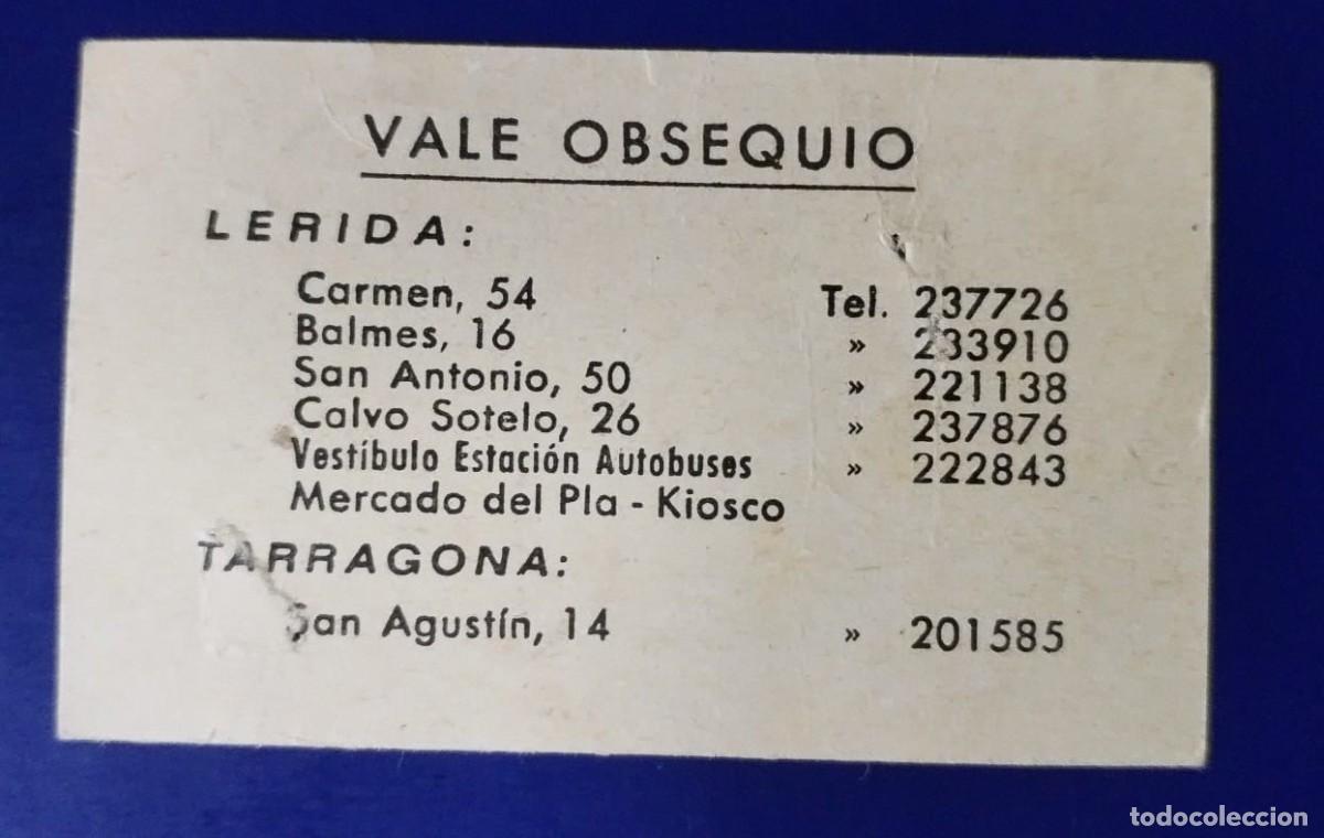 Billetes locales: VALE OBSEQUIO CAFES PALADIN . LERIDA ( BLO583 ) - Foto 2
