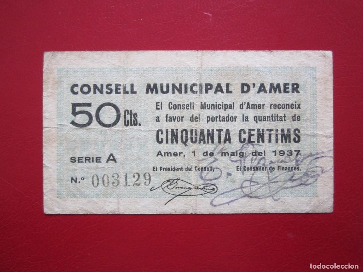 Billetes locales: BILLETE LOCAL DE 50 CENTIMOS AMER - Foto 1