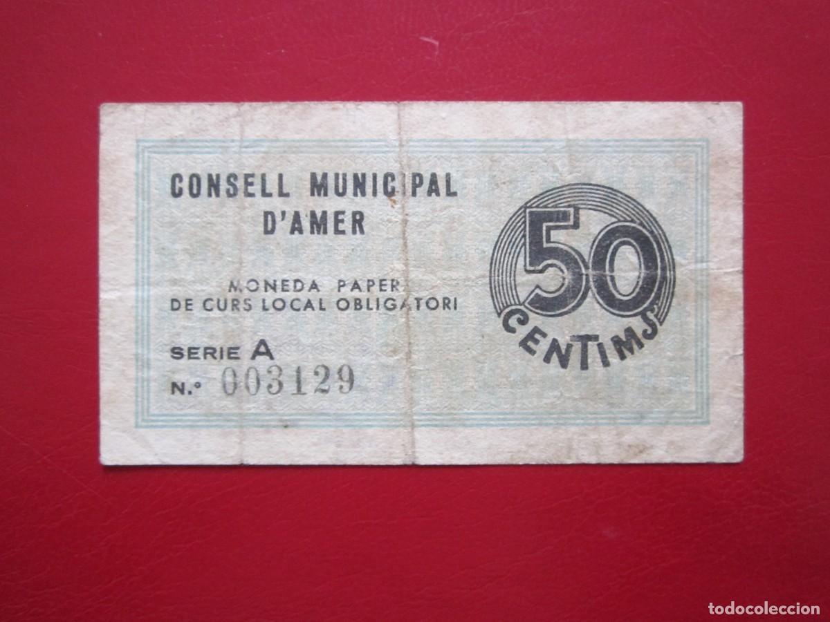 Billetes locales: BILLETE LOCAL DE 50 CENTIMOS AMER - Foto 2