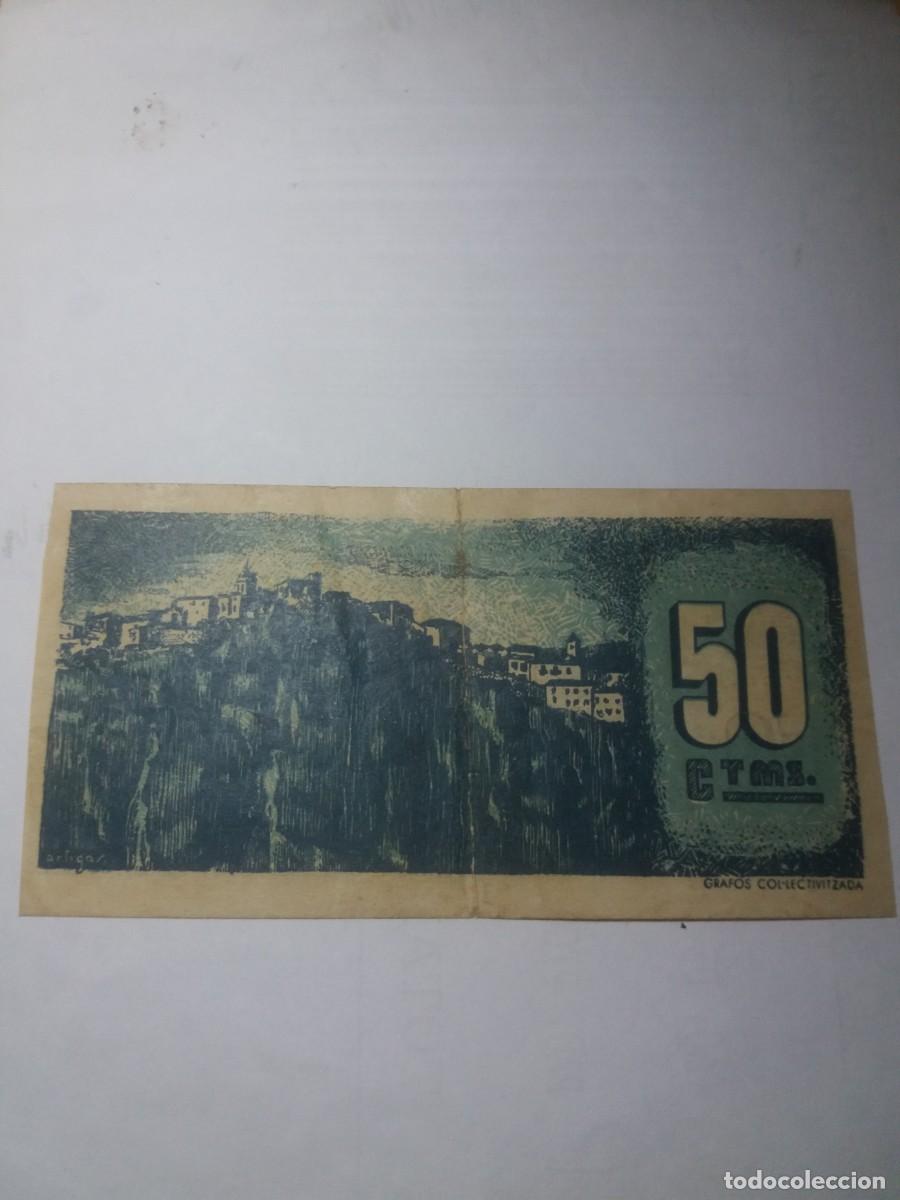 Billetes locales: Billete 50 C&egrave;ntims AJUNTAMENT DOL&Oacute; - Foto 2
