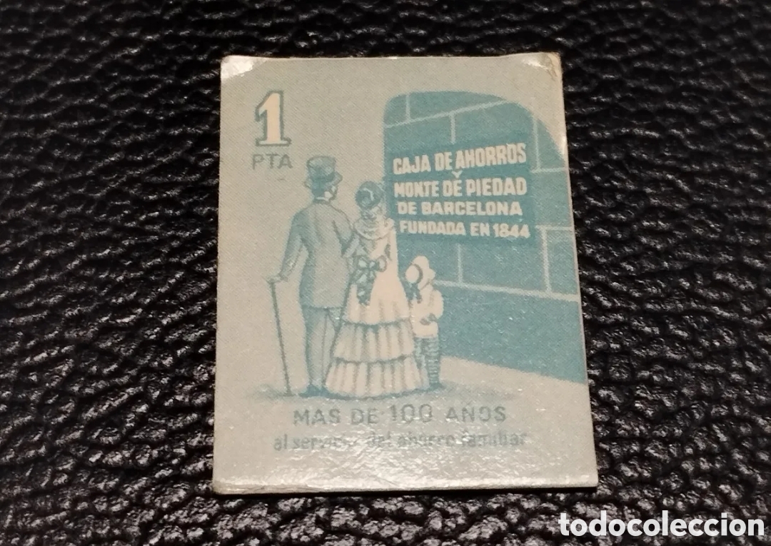 Billetes locales: Barcelona 1 peseta vale - Foto 1