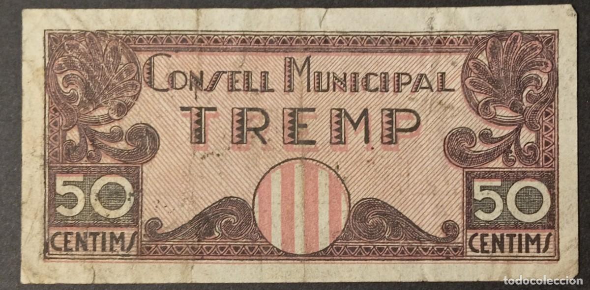 Billetes locales: Tremp 50 c&eacute;ntimos 1937 - Foto 1