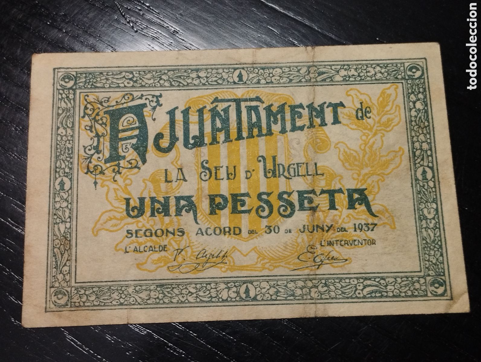 Billets locaux: Lleida - Seu d'Ugell posee sello en seco