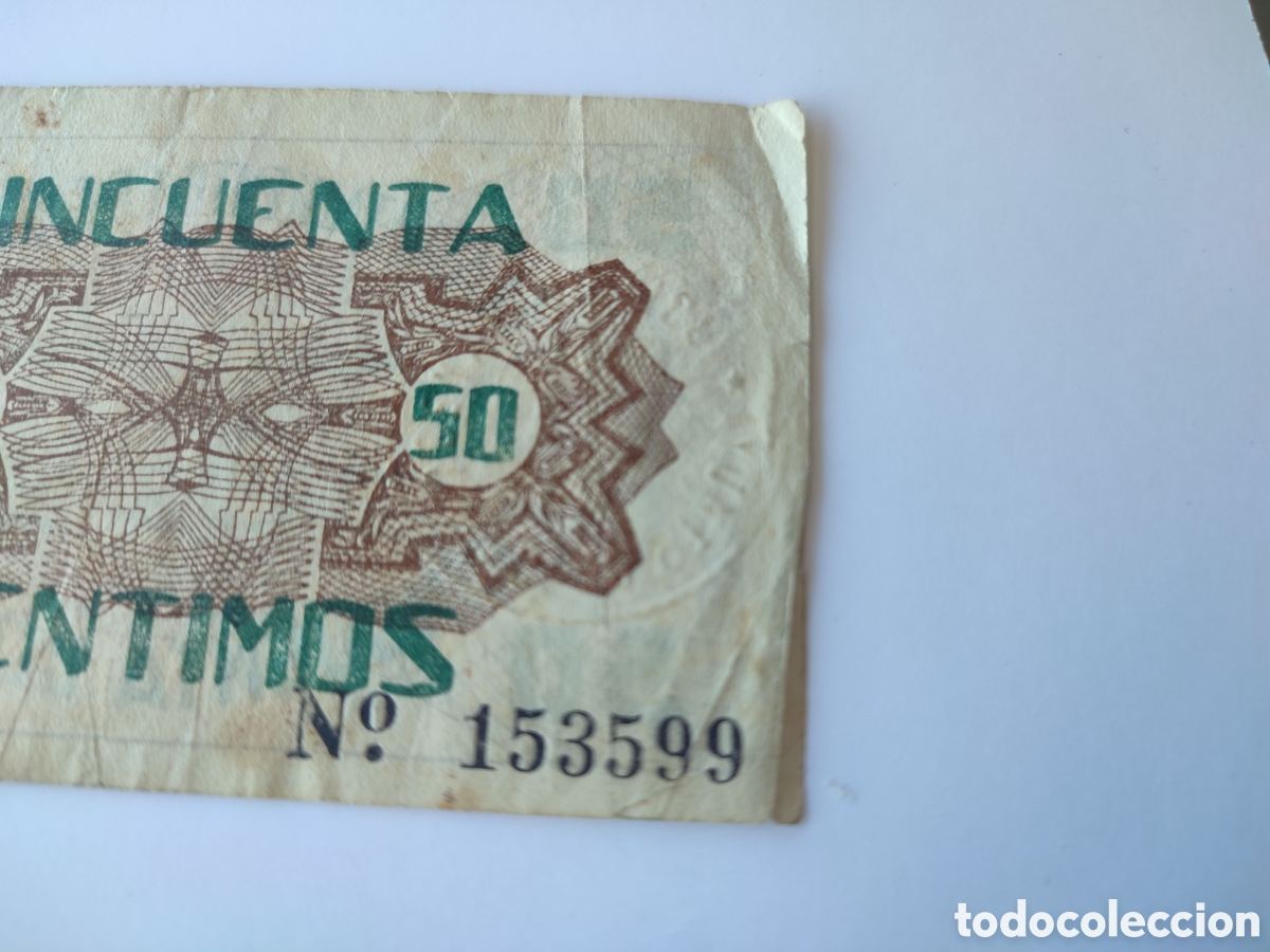 Billetes locales: 50 c&eacute;ntimos de Cartagena - Foto 3