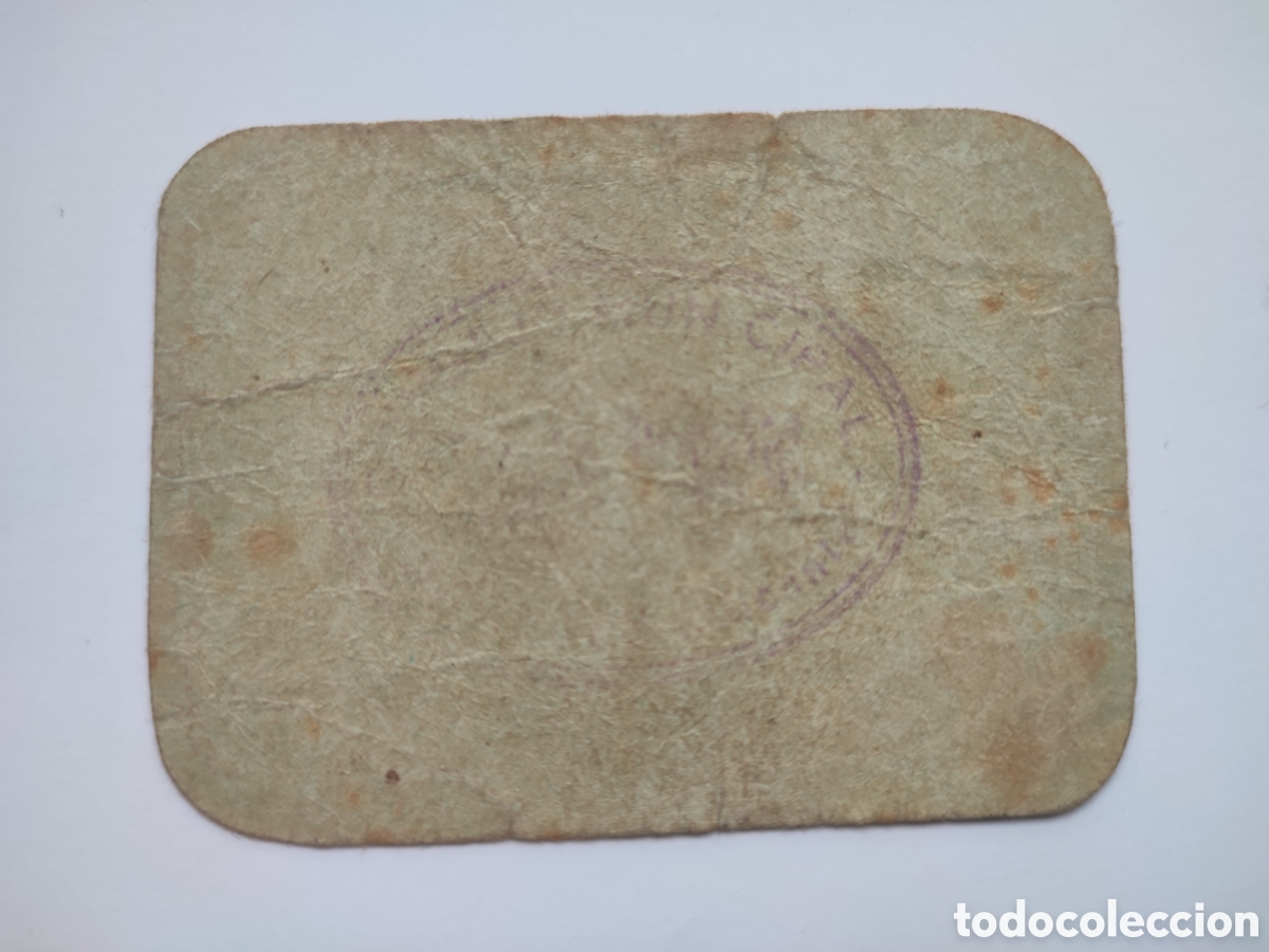Billetes locales: 50 c&eacute;ntimos de Ba&ntilde;eres (Alicante) - Foto 2