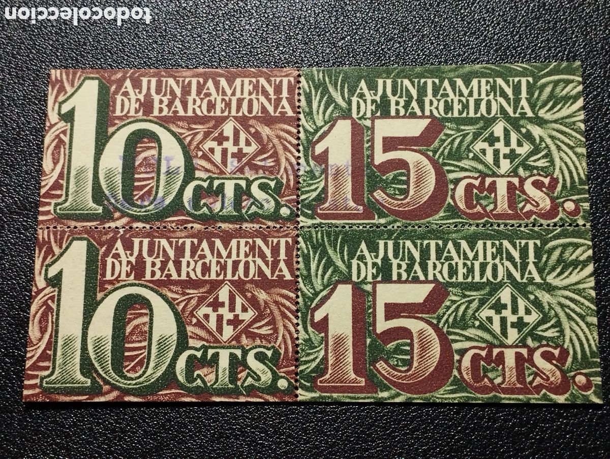 Billetes locales: Barcelona - SC bloque sin cortar - Foto 1