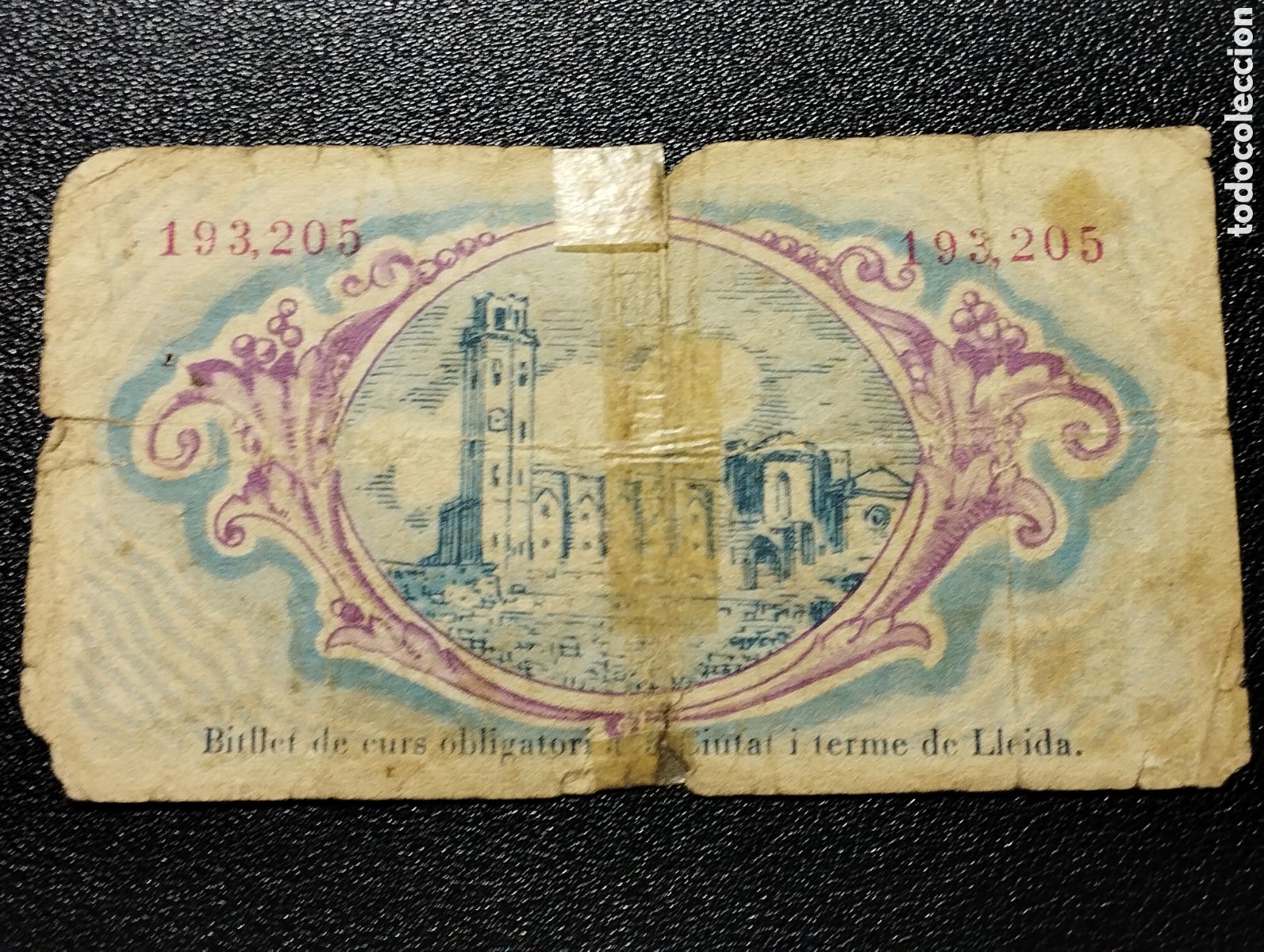 Billetes locales: Lleida - ayuntamiento - Foto 2