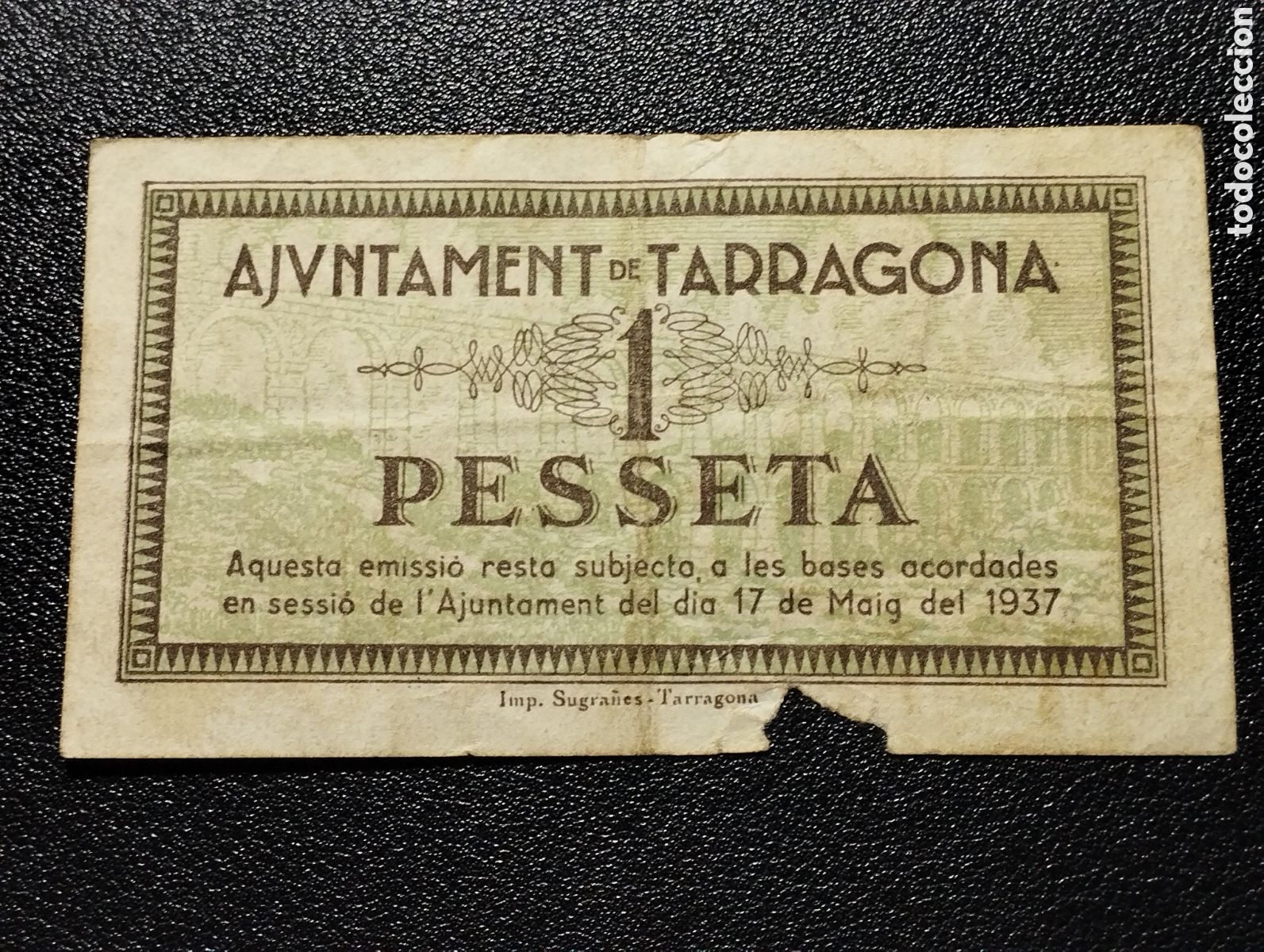 Billetes locales: Tarragona - ayuntamiento - Foto 2