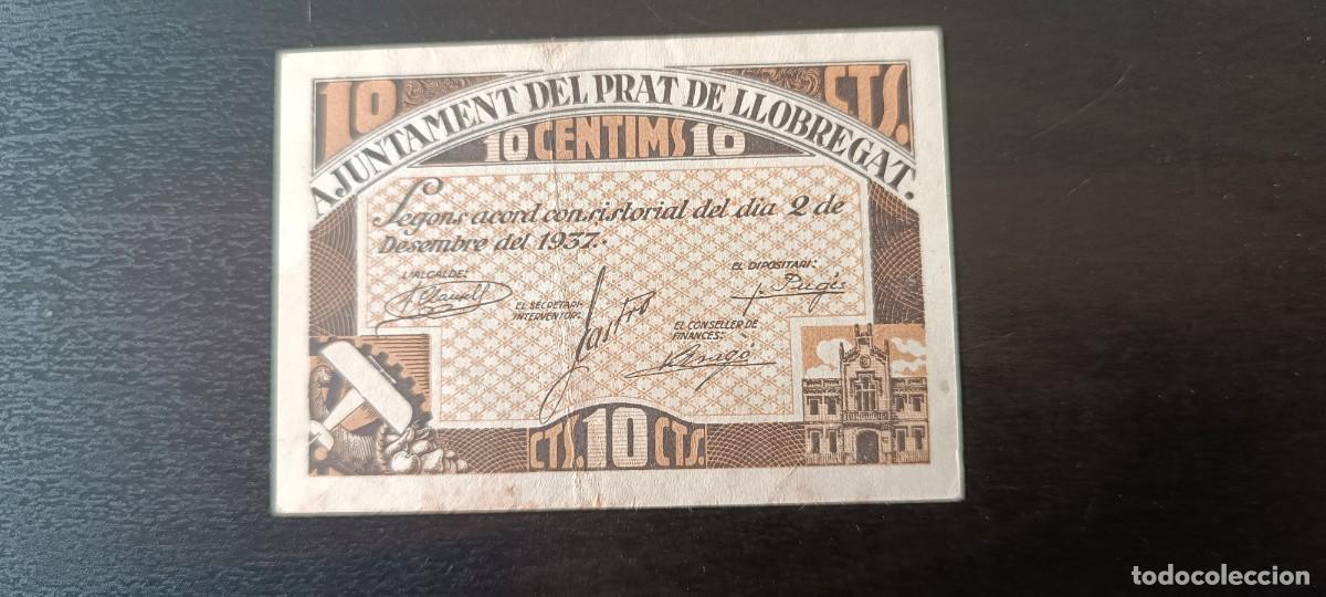 Billetes locales: 10 Centims del Ajuntament del Prat de Llobregat - Foto 1