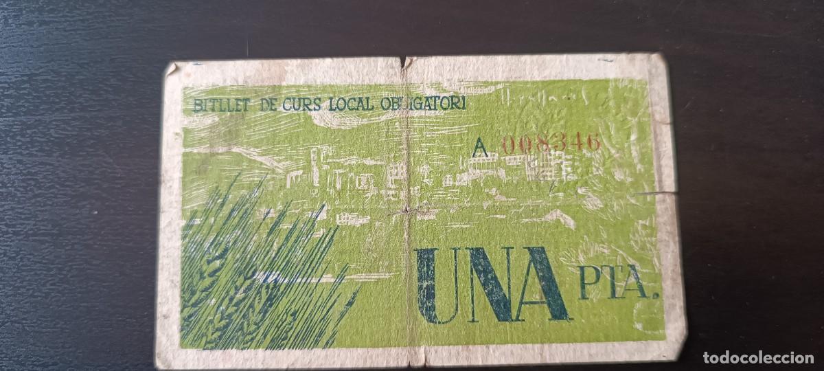 Billetes locales: BILLETE LOCAL PUIGCERD&Agrave; 1 PTA. - Foto 2