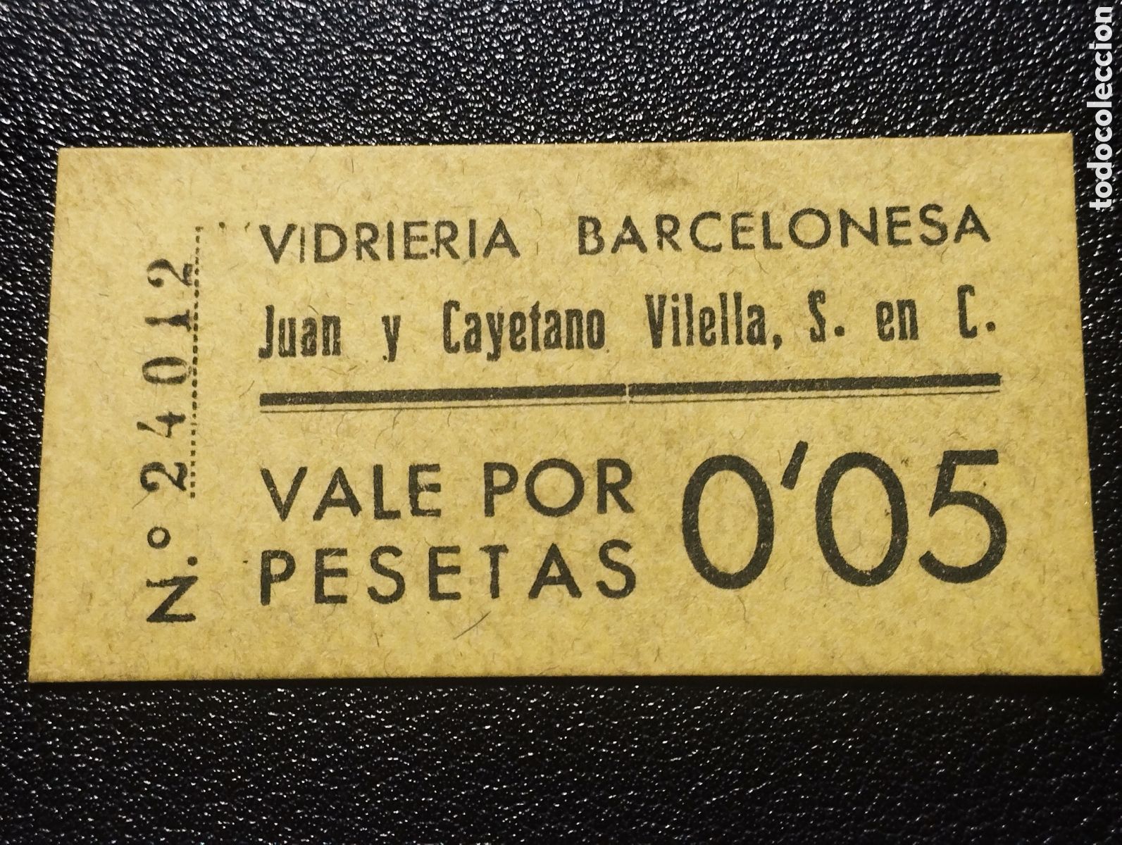 Banconote locali: Barcelona - Vidriera