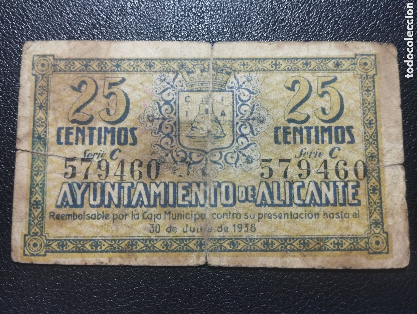 Local Banknotes: Alicante - ayuntamiento