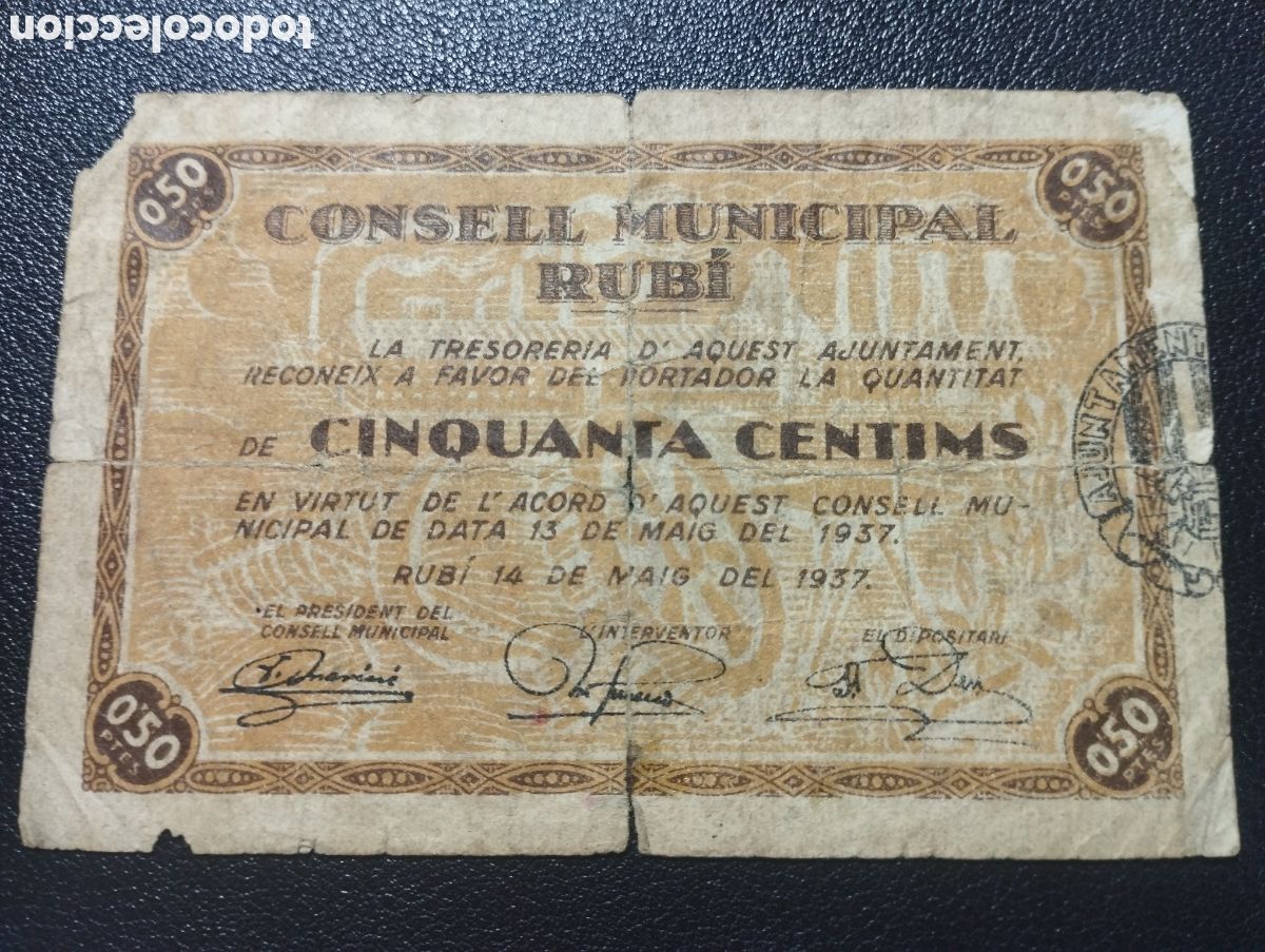 Billetes locales: Barcelona - Rub&iacute; consejo municipal