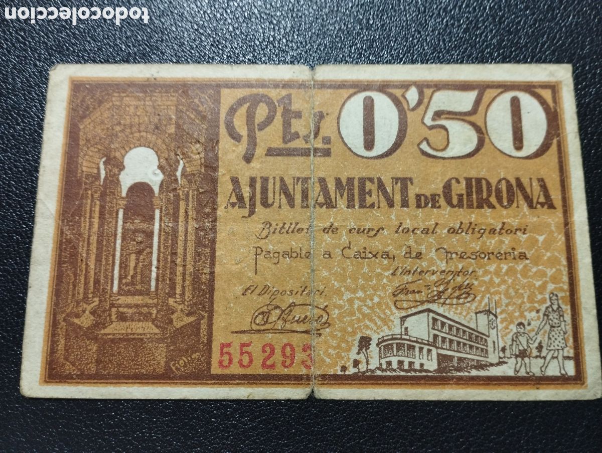 Billets locaux: Gerona posee sello en seco