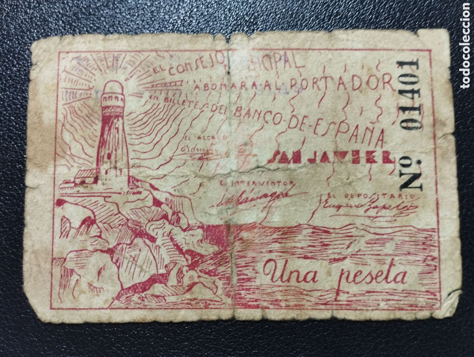 Billetes locales: Murcia - San Javier consejo municipal