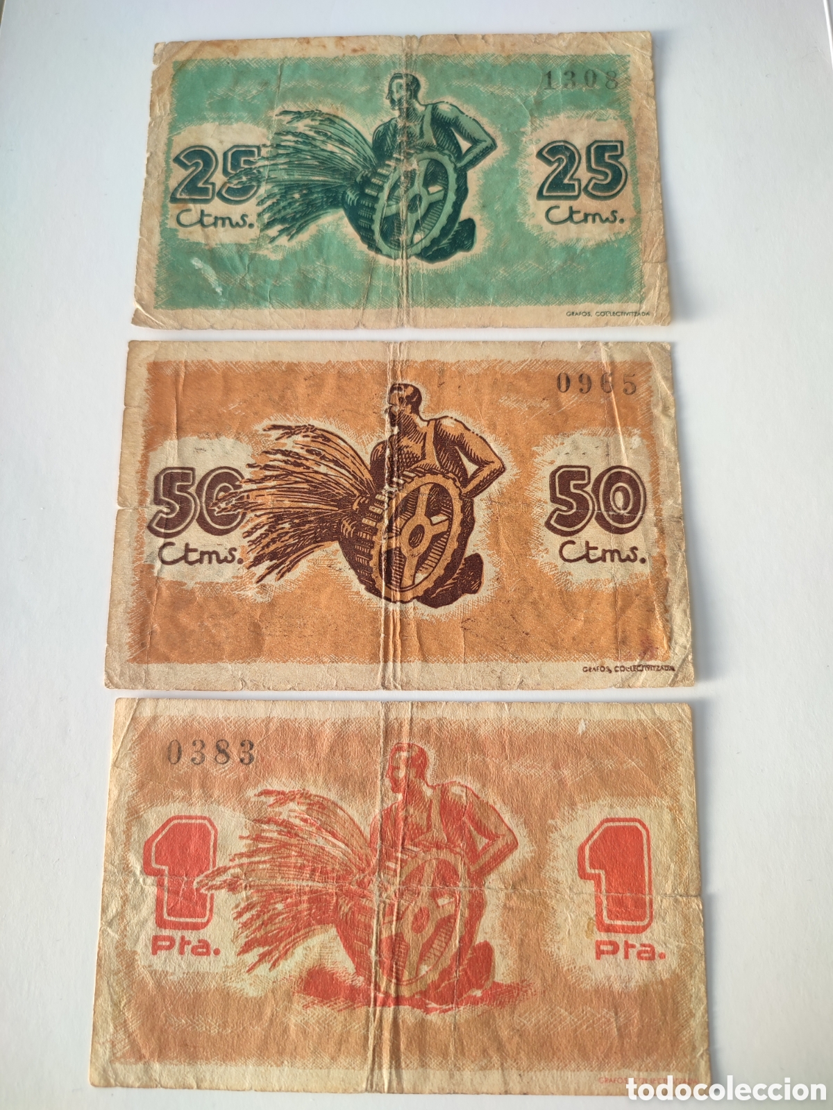 Billetes locales: Serie completa Mora la Nova (Tarragona) - Foto 2
