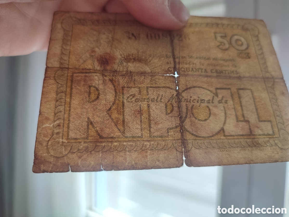 Billetes locales: 50 c&eacute;ntimos de Ripoll (Gerona) - Foto 5