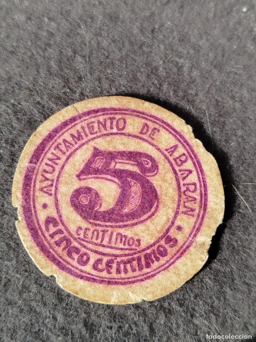 Banconote locali: Cart&oacute;n moneda 5 c&eacute;ntimos Abar&aacute;n