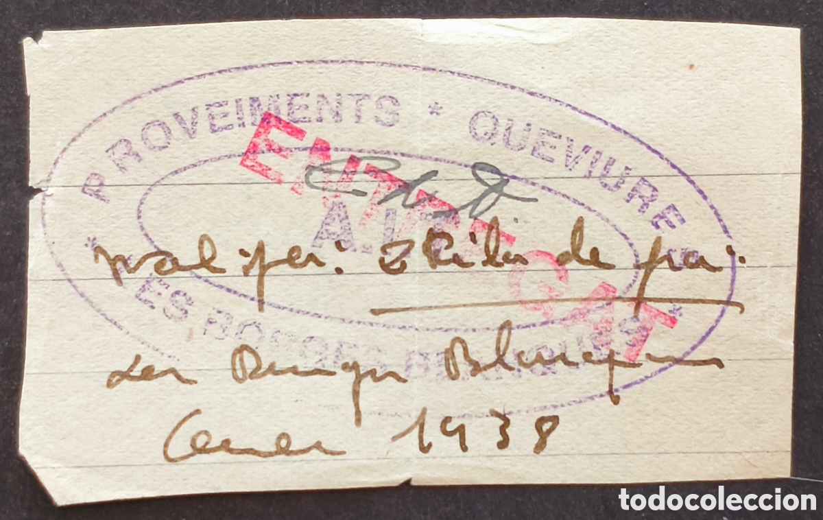 Billetes locales: Vale de pan - Les Borges Blanques (Lleida) - 2 Kilos de pan