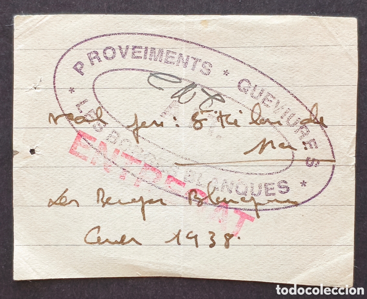 Billetes locales: Vale de pan - Les Borges Blanques (Lleida) - 5 Kilos de pan