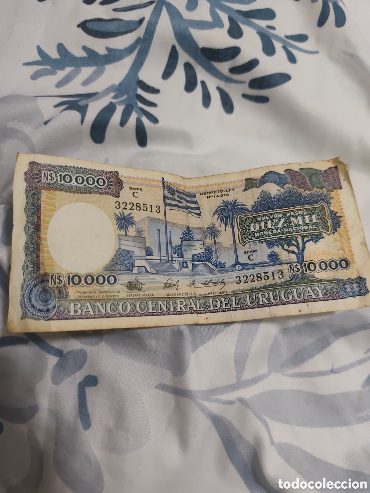 Billetes locales: Billetes colecci&oacute;n 10.000 pesos