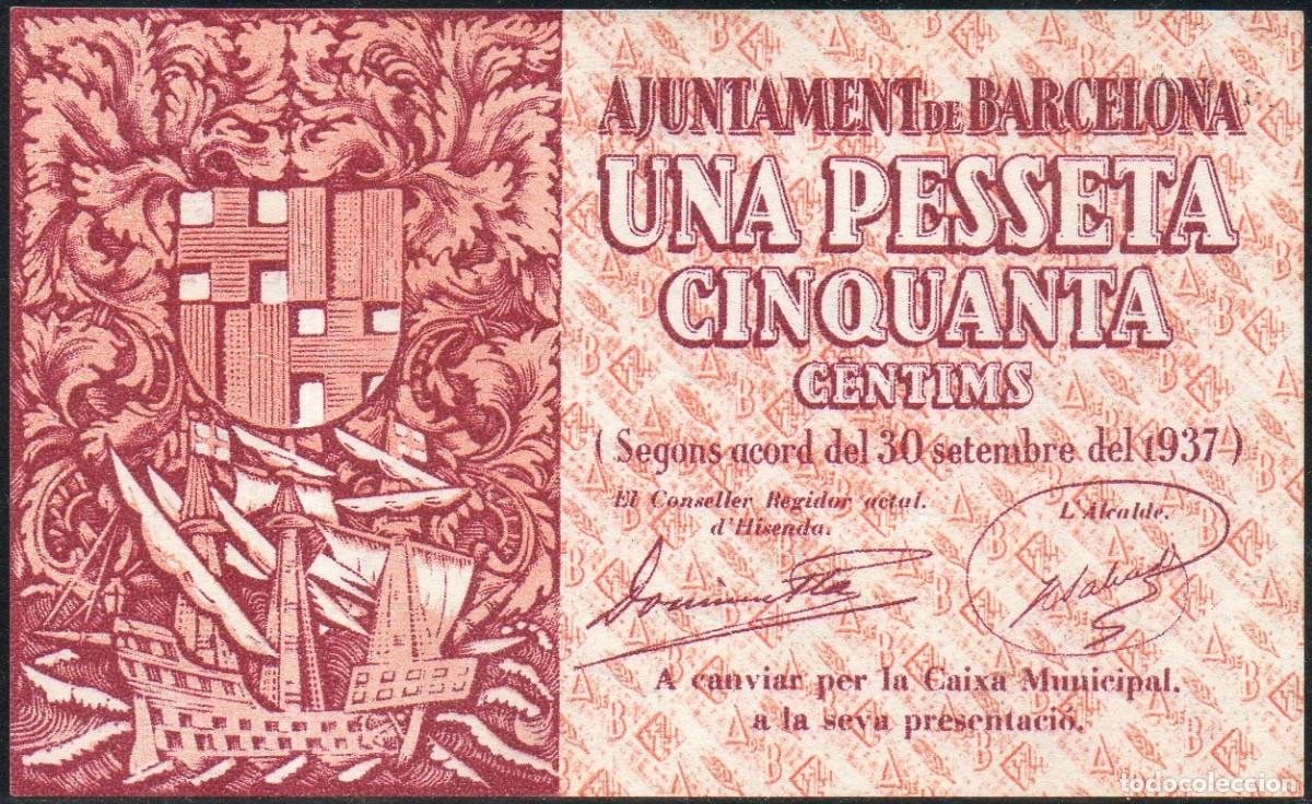 Billetes locales: Billete local Barcelona 1,50 ptas