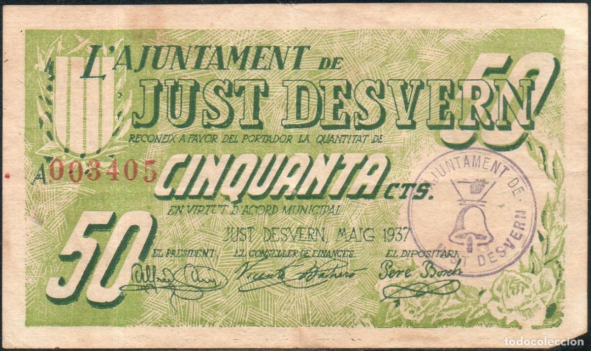 Billetes locales: Billete local Just desvern