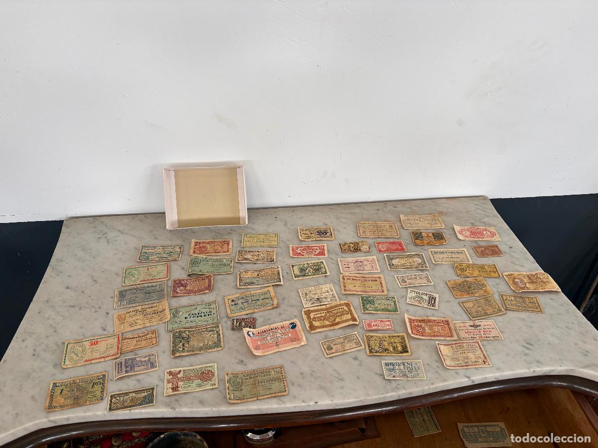 Billetes locales: Coleccion billete Consell municipal consejo pueblo local vale guerra civil