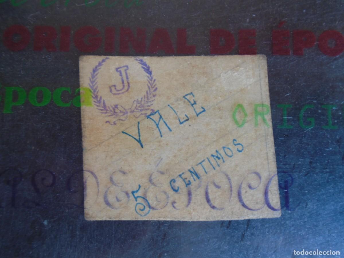 Billetes locales: (YA-002B)VALE DE 5 CENTIMOS ALDOVER