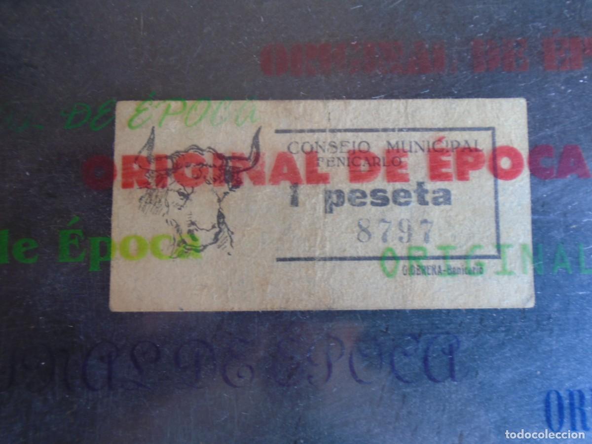Billetes locales: (YA-027)1 PESETA CONSEJO MUNICIPAL DE BENICARLO(CASTELLON)-GUERRA CIVIL