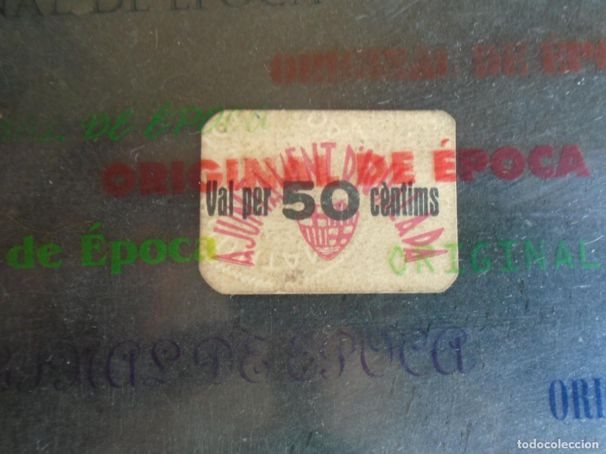 Billetes locales: (YA-039)50 CTS.AJUNTAMENT D&acute;IGUALADA-GUERRA CIVIL