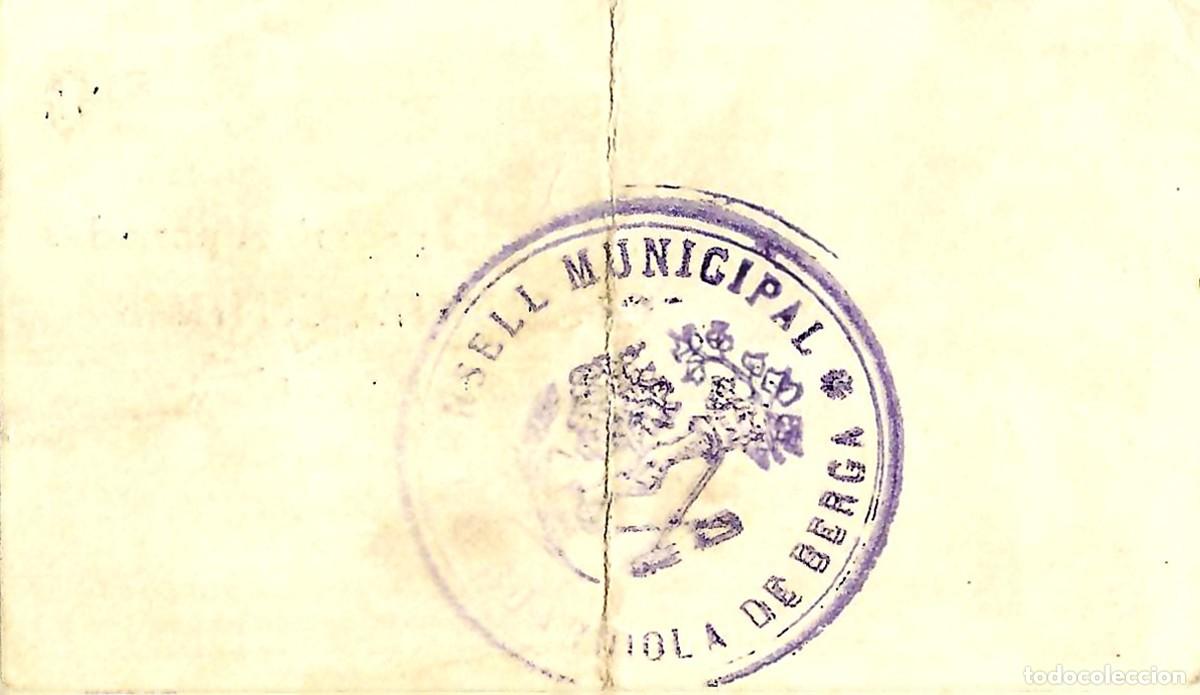 Billetes locales: GUARDIOLA DE BERGA - 50 c&egrave;ntims - 1937 - Foto 2